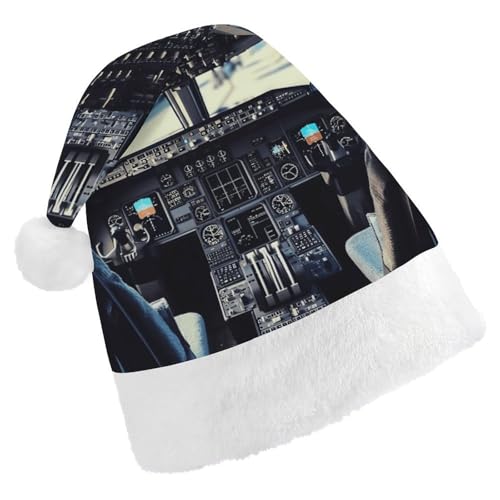FZQVSGW Erwachsene Weihnachtsmützen Weihnachten Festival Hüte Weihnachten Party Geschenk Hüte Festliche Weihnachtsmützen für Männer und Frauen Weihnachtsmann Weihnachtsmütze Flugzeug Cockpit FZQVSGW Erwachsene Weihnachtsmützen Weihnachten Festival Hüte Weihnachten Party Geschenk Hüte Festliche Weihnachtsmützen für Männer und Frauen Weihnachtsmann Weihnachtsmütze Flugzeug Cockpit von FZQVSGW