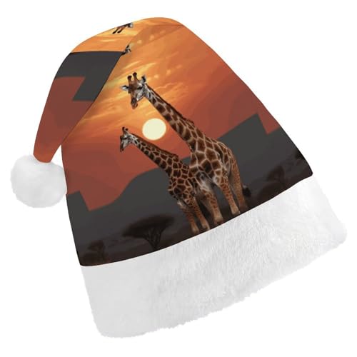 FZQVSGW Erwachsene Weihnachtsmützen Weihnachten Festival Hüte Weihnachten Party Geschenk Hüte Festliche Weihnachtsmützen für Männer und Frauen Weihnachtsmann Weihnachtsmütze Giraffe bei FZQVSGW Erwachsene Weihnachtsmützen Weihnachten Festival Hüte Weihnachten Party Geschenk Hüte Festliche Weihnachtsmützen für Männer und Frauen Weihnachtsmann Weihnachtsmütze Giraffe bei von FZQVSGW