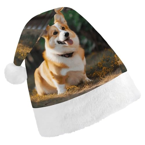 FZQVSGW Erwachsene Weihnachtsmützen Weihnachten Festival Hüte Weihnachten Party Geschenk Hüte Festliche Weihnachtsmützen für Männer und Frauen Weihnachtsmann Weihnachtsmütze Hund CorgiSanta Hat FZQVSGW Erwachsene Weihnachtsmützen Weihnachten Festival Hüte Weihnachten Party Geschenk Hüte Festliche Weihnachtsmützen für Männer und Frauen Weihnachtsmann Weihnachtsmütze Hund CorgiSanta Hat von FZQVSGW