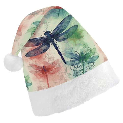 FZQVSGW Erwachsene Weihnachtsmützen Weihnachten Festival Hüte Weihnachten Party Geschenk Hüte Festliche Weihnachtsmützen für Männer und Frauen Weihnachtsmann Weihnachtsmütze Moderne Libelle FZQVSGW Erwachsene Weihnachtsmützen Weihnachten Festival Hüte Weihnachten Party Geschenk Hüte Festliche Weihnachtsmützen für Männer und Frauen Weihnachtsmann Weihnachtsmütze Moderne Libelle von FZQVSGW