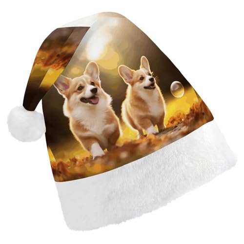 FZQVSGW Erwachsene Weihnachtsmützen Weihnachten Festival Hüte Weihnachten Party Geschenk Hüte Festliche Weihnachtsmützen für Männer und Frauen Weihnachtsmann Weihnachtsmütze Niedliche Corgi DogSanta FZQVSGW Erwachsene Weihnachtsmützen Weihnachten Festival Hüte Weihnachten Party Geschenk Hüte Festliche Weihnachtsmützen für Männer und Frauen Weihnachtsmann Weihnachtsmütze Niedliche Corgi DogSanta von FZQVSGW