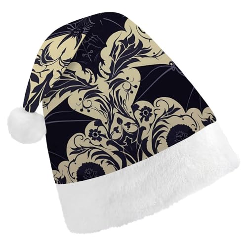 FZQVSGW Weihnachtsmützen für Erwachsene, Weihnachtsfest, Festliche Weihnachtsmützen für Männer und Frauen, Weihnachtsmannmütze, Fledermausmuster, Weihnachtsmannmütze, Weihnachtsmannmütze, FZQVSGW Weihnachtsmützen für Erwachsene, Weihnachtsfest, Festliche Weihnachtsmützen für Männer und Frauen, Weihnachtsmannmütze, Fledermausmuster, Weihnachtsmannmütze, Weihnachtsmannmütze, von FZQVSGW
