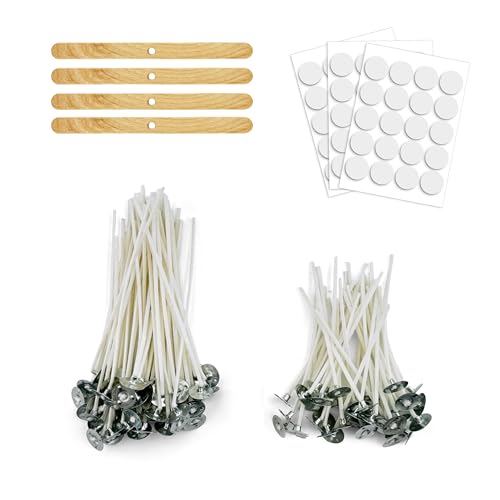 100 Stück (50 7 cm + 50 10 cm) kerzendocht，kerzendochte für Kerzen，dochte für Kerzen，Kerzen docht Set，docht für Kerzen von FZSECRIU