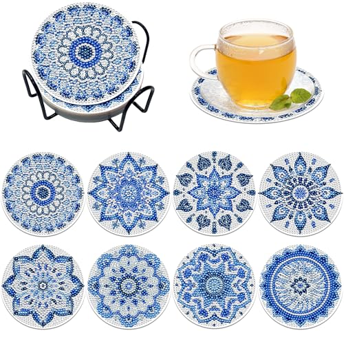 8 Stück Diamond Painting Erwachsene,Diamond Painting untersetzer,bastelset Erwachsene,untersetzer Diamond Painting,kreativ Set für Erwachsene 8 Stück Diamond Painting Erwachsene,Diamond Painting untersetzer,bastelset Erwachsene,untersetzer Diamond Painting,kreativ Set für Erwachsene von FZSECRIU