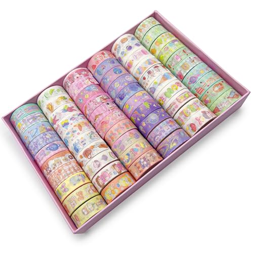 FZSECRIU 60 Rollen washi tape set,buntes klebeband,washi tape kinder,washitape,klebeband bunt,masking tape FZSECRIU 60 Rollen washi tape set,buntes klebeband,washi tape kinder,washitape,klebeband bunt,masking tape von FZSECRIU