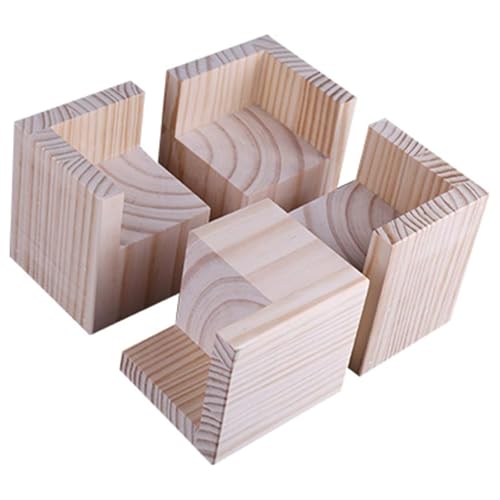 FZSERUN Möbelfüße Fürs Bett, Set Mit 4 Möbelbeinen, Holz-Möbelerhöhung Fürs Haus, Möbelhöhe Erhöhen, Für Möbel Holztisch Schreibtisch Betterhöhung,Wood,7 * 7 * 8cm FZSERUN Möbelfüße Fürs Bett, Set Mit 4 Möbelbeinen, Holz-Möbelerhöhung Fürs Haus, Möbelhöhe Erhöhen, Für Möbel Holztisch Schreibtisch Betterhöhung,Wood,7 * 7 * 8cm von FZSERUN