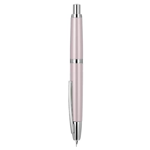 FZXCG Füllfederhalter, einziehbare EF/F-Spitze, Metall mit Clip, Schreibwaren, Schulbedarf, Schreibwaren, PK A1, A2 (Pink, F) von FZXCG