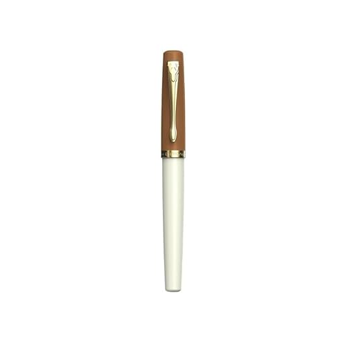 FZXCG Retro-Füllfederhalter mit Geschenk-Box, für hochwertiges und exquisites Schreiben für Männer und Frauen (Vintage-Braun) von FZXCG