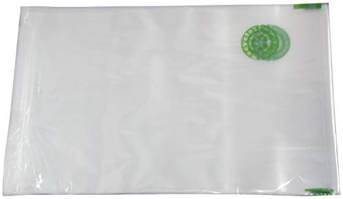 1000 Recyclat Flachbeutel transparent mit Recyclat-Logodruck 300x500mm 25mµ von Fa.ars