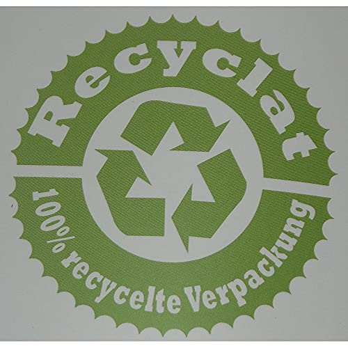 Fa.ars 100 Recyclat Flachbeutel transparent mit Recyclat-Logodruck 300x500mm 25mµ Tüten Tütchen Beutel von Fa.ars