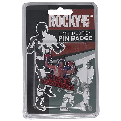 Fanattik Rocky-109 Rocky: 45Th Anniversary Pin Badge Meat Tenderizer, Mehrfarbig Fanattik Rocky-109 Rocky: 45Th Anniversary Pin Badge Meat Tenderizer, Mehrfarbig von FaNaTtik