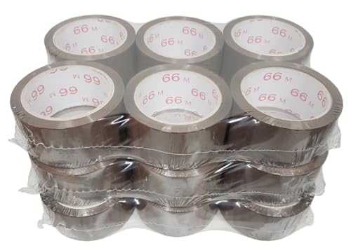 FabaCare Paketklebeband, stark klebend, braunes Klebeband für Kartons, Versandklebeband, Paketband, Verpackungsband, Packband, Haftklebeband, Klebebandrolle, Packbandrolle, 66m x 50mm, 18 Rollen FabaCare Paketklebeband, stark klebend, braunes Klebeband für Kartons, Versandklebeband, Paketband, Verpackungsband, Packband, Haftklebeband, Klebebandrolle, Packbandrolle, 66m x 50mm, 18 Rollen von FabaCare