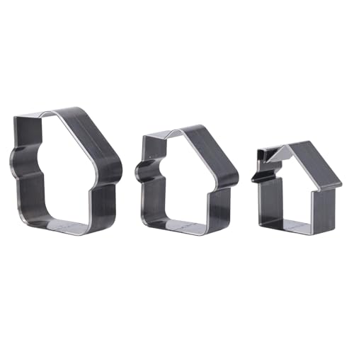 Fabater Lederstempel Sterben Stahl mit Hoher Dichte Legierung Stahl Sauber und Ordentlich Schnitte Formwerkzeug, 3 PCS -Hausform für Lederhandwerk Sterben Fabater Lederstempel Sterben Stahl mit Hoher Dichte Legierung Stahl Sauber und Ordentlich Schnitte Formwerkzeug, 3 PCS -Hausform für Lederhandwerk Sterben von Fabater