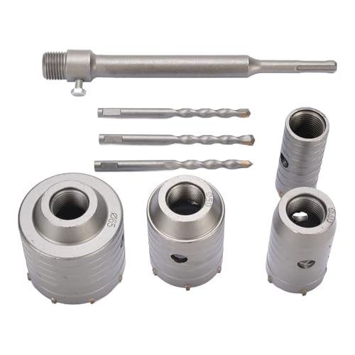 Fabater Schneide Tungstenstahl Betonloch Säge Set 30 Mm 40 Mm 50 65 Schaftbohrbitsets für Schnelle Bohrungen in Stein- und Sonnengetrockneten Schlammziegel von Fabater