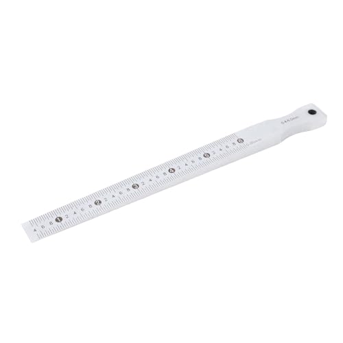Fabater Schweißverjüngungsmesser Genauige Spaltbreite Messwerkzeug für Baubahn Automotive Edelstahl Taper Gage 0,4-6 Mm Bereich 0,05 Mm Genauigkeit von Fabater