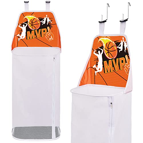 Basketball-Wäschekorb über der Tür, platzsparend, zum Aufhängen, Netzstoff, Basketballkorb mit Metallhaken, Wäschekorb für Kinder, Jungen, Mädchen, lustiges Geburtstagsgeschenk, Raumdekoration, Basketball-Wäschekorb über der Tür, platzsparend, zum Aufhängen, Netzstoff, Basketballkorb mit Metallhaken, Wäschekorb für Kinder, Jungen, Mädchen, lustiges Geburtstagsgeschenk, Raumdekoration, von Fabbay