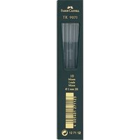 FABER-CASTELL TK 9071 Fallminen schwarz 2H 2,0 mm, 10 St. von Faber-Castell