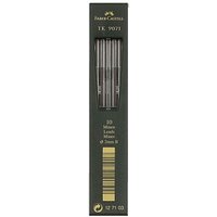 FABER-CASTELL TK 9071  Fallminen schwarz 3B 2,0 mm, 10 St. von Faber-Castell