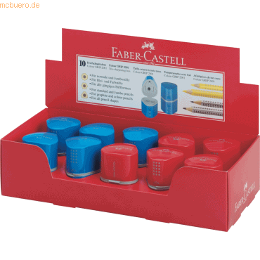 Faber Castell Dreifachspitzdose Grip 2001 farbig sortiert von Faber Castell