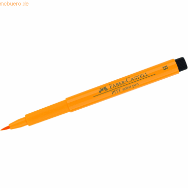5 x Faber Castell Tuschestift Pitt Artist Pen Spitze: Brush chromgelb von Faber Castell