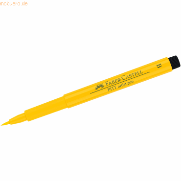 5 x Faber Castell Tuschestift Pitt Artist Pen Spitze: Brush kadiumgelb von Faber Castell
