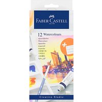 12 FABER-CASTELL Aquarellfarben farbsortiert 12 x 9,0 ml von Faber-Castell
