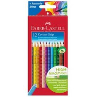 FABER-CASTELL Colour GRIP Buntstifte farbsortiert, 12 St. von Faber-Castell