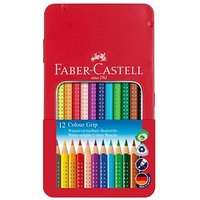 FABER-CASTELL Colour GRIP Buntstifte farbsortiert, 12 St. von Faber-Castell