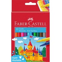 FABER-CASTELL Filzstifte farbsortiert, 12 St. von Faber-Castell