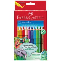 FABER-CASTELL Jumbo GRIP Buntstifte farbsortiert, 12 St. von Faber-Castell