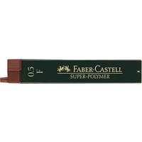 FABER-CASTELL SUPER-POLYMER Bleistiftminen schwarz F 0,5 mm, 12 St. von Faber-Castell