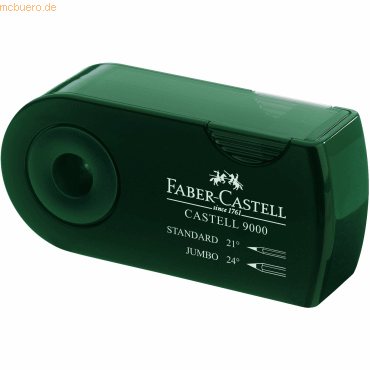 Faber Castell Doppelspitzdose Castell 9000 grün von Faber Castell