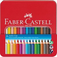 FABER-CASTELL Jumbo GRIP Buntstifte farbsortiert, 16 St. von Faber-Castell