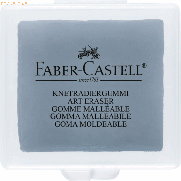 18 x Faber Castell Knetradierer Art Eraser grau in Kunststoffbox von Faber Castell