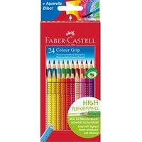 FABER-CASTELL Colour GRIP Buntstifte farbsortiert, 24 St. von Faber-Castell