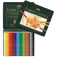 FABER-CASTELL POLYCHROMOS Buntstifte farbsortiert, 24 St. von Faber-Castell