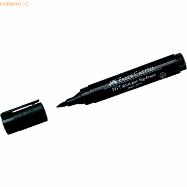 Faber Castell Tuschestift Pitt Artist Pen Spitze: Big Brush schwarz von Faber Castell