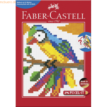 Faber Castell Ausmalbuch A4 Pixel-it 32 Motive von Faber Castell