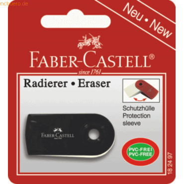 5 x Faber Castell Radierer Sleeve mini farbig sortiert von Faber Castell