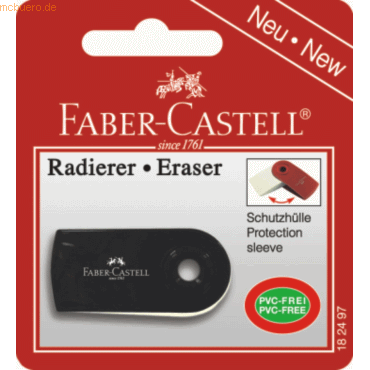 Faber Castell Radierer Sleeve mini farbig sortiert von Faber Castell
