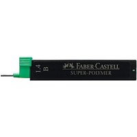 FABER-CASTELL SUPER-POLYMER Bleistiftminen schwarz B 1,4 mm, 6 St. von Faber-Castell