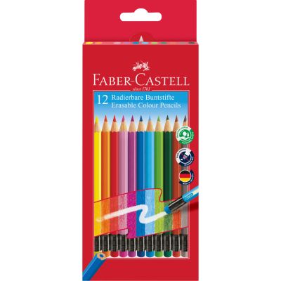Classic Colours radierbarer Buntstift im Kartonetui Classic Colours radierbarer Buntstift im Kartonetui von Faber Castell
