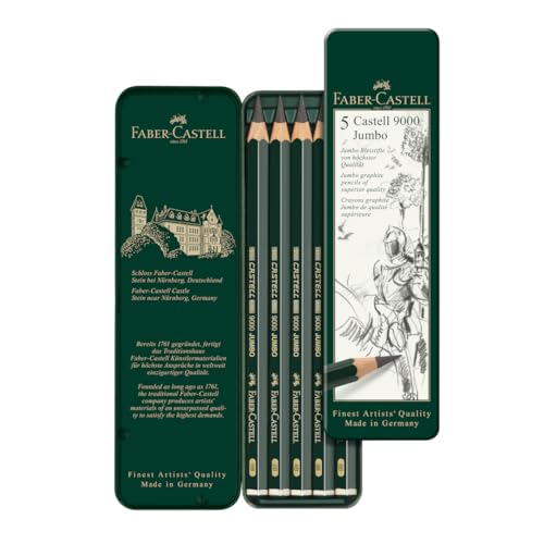 FABER-CASTELL 119305 - Bleistift Castell 9000 Jumbo, 5er Etui FABER-CASTELL 119305 - Bleistift Castell 9000 Jumbo, 5er Etui von FABER-CASTELL