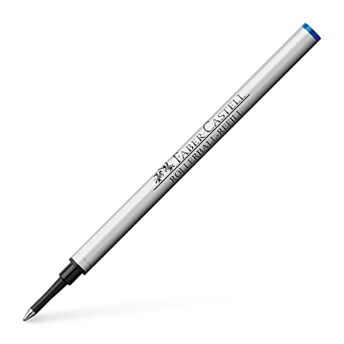 FABER-CASTELL 148713 - Ersatzmine Tintenroller Basic, blau, für Kugelschreiber, 1 Stück von Faber-Castell