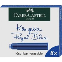 FABER-CASTELL 185506 Tintenpatronen für Füller königsblau 6 St. von Faber-Castell
