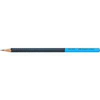 FABER-CASTELL 2001 Bleistift HB schwarz/blau 1 St. von Faber-Castell