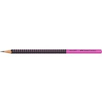 FABER-CASTELL 2001 Bleistift HB schwarz/pink 1 St. von Faber-Castell