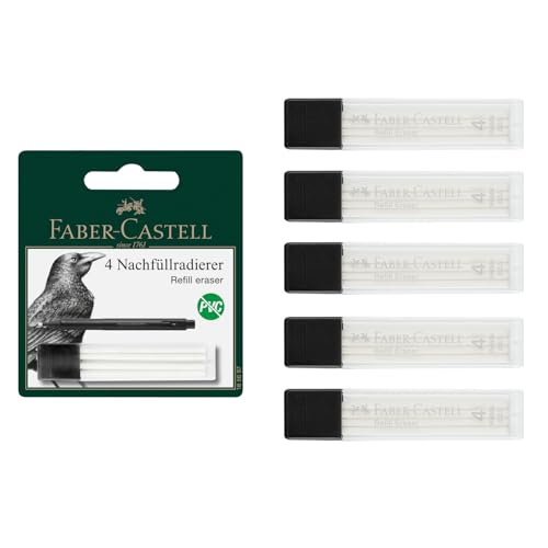 FABER-CASTELL 205267 - Ersatzradierer Precision Eraser Pen, 20 Nachfüllradierer für Radiergummi Stift FABER-CASTELL 205267 - Ersatzradierer Precision Eraser Pen, 20 Nachfüllradierer für Radiergummi Stift von Faber-Castell
