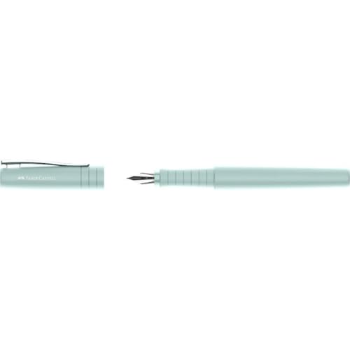 Faber-Castell 241009 - Füller Poly Pen, Federbreite M, Füllfederhalter caribic blue von Faber-Castell