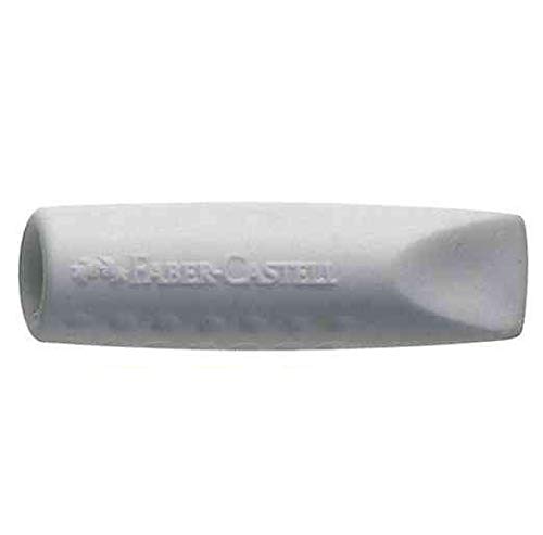 'FABER-CASTELL 3 Beutel-2 Radiergummis "Grip 2001 Eraser Cap grau von Faber-Castell